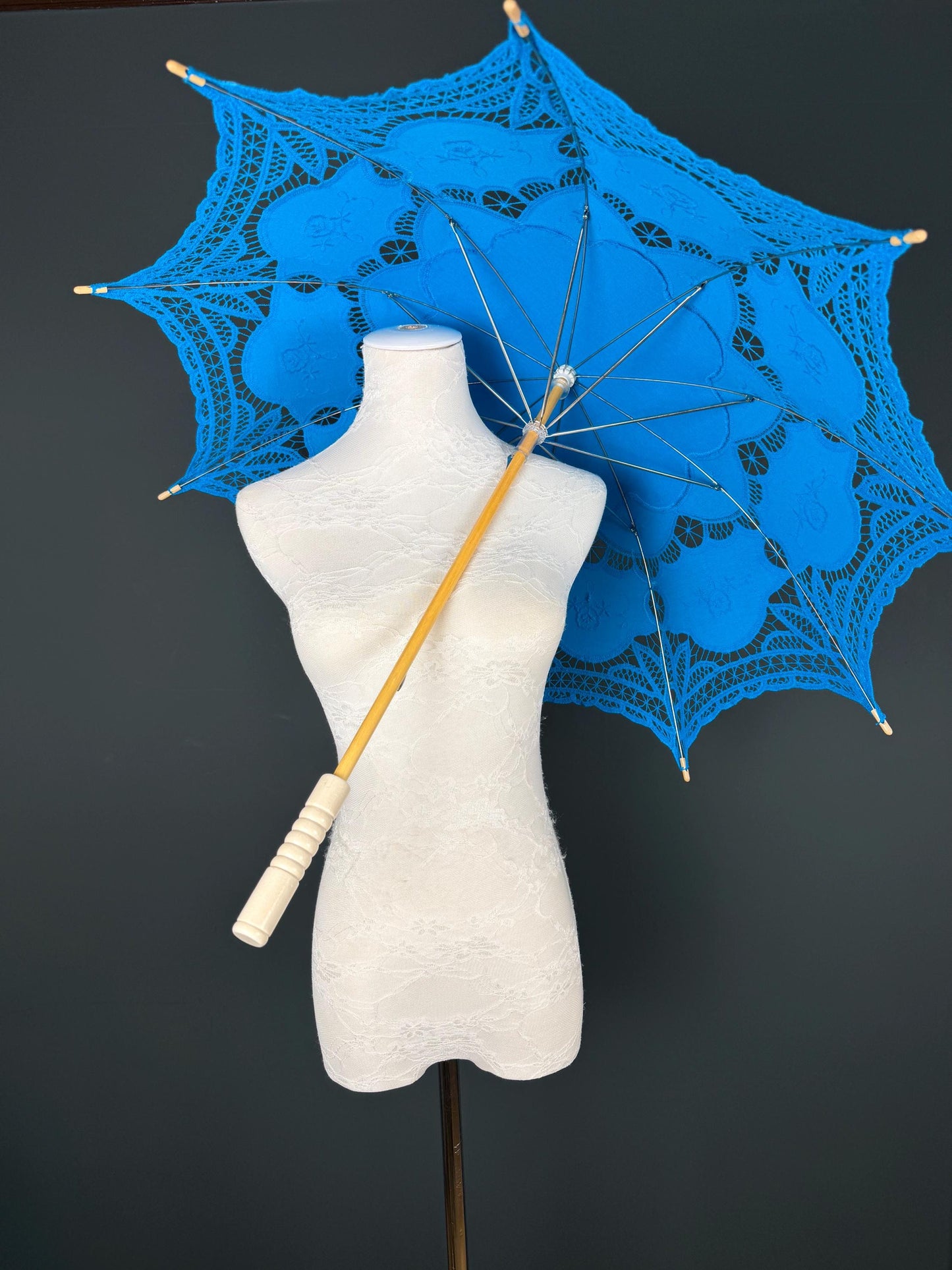 Parasol, Vintage Style, Cotton, 9 Colours, Wedding, Events, Party, Elegant, Style, Sun Protection