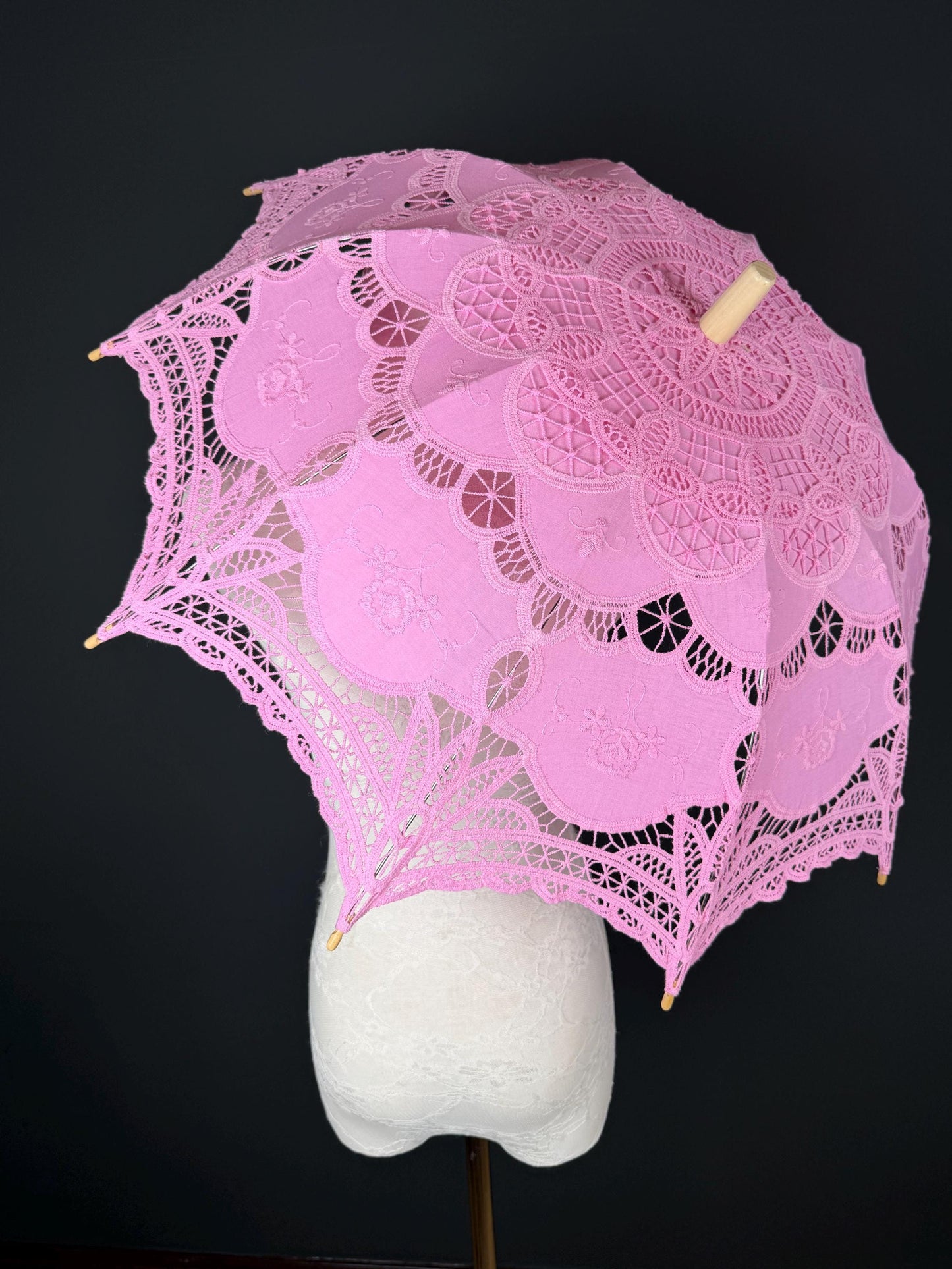 Parasol, Vintage Style, Cotton, 9 Colours, Wedding, Events, Party, Elegant, Style, Sun Protection