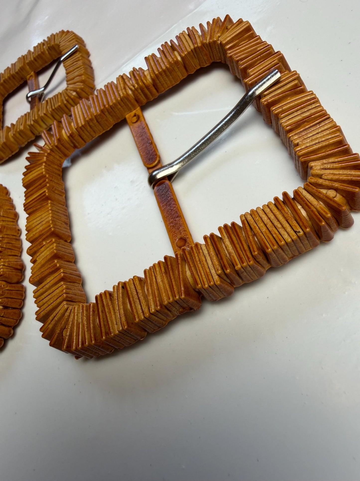 Mock Wood Buckles, Wood Effect Buckles, 3 Sizes