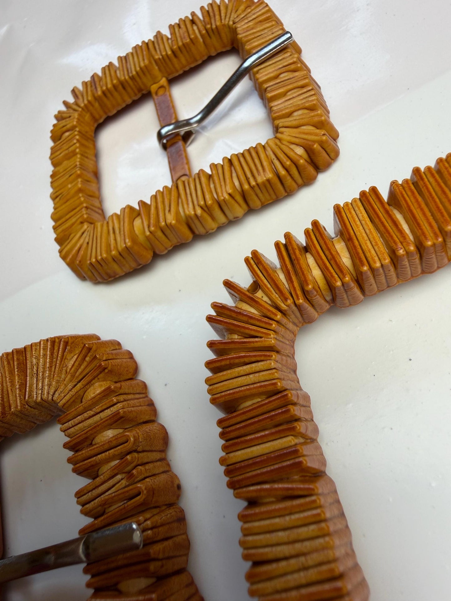 Mock Wood Buckles, Wood Effect Buckles, 3 Sizes