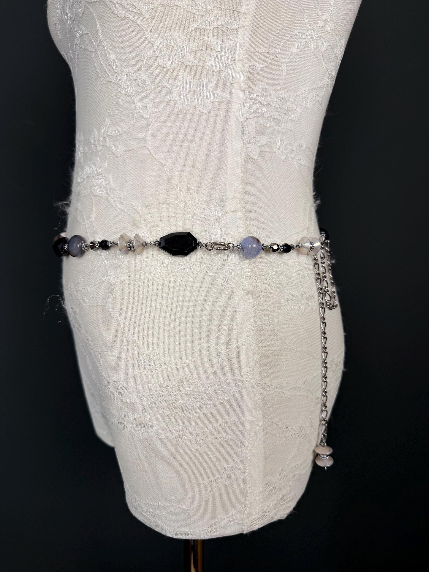 Multi Bead Belt, Chain Belt, Vintage Style Belt, Beads, Fashion Belt, Gift, Quality Belt, Elegant, Swimwear Belt