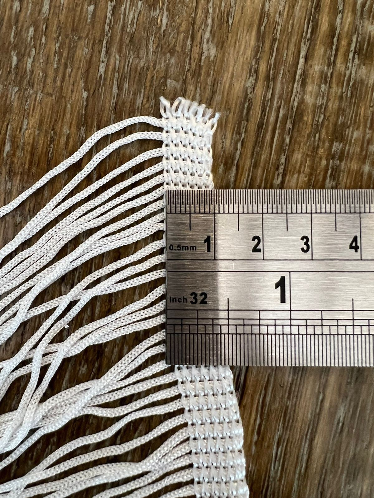 40" Wide Dense Fringe Trim, Sunshine Yellow, 27 Colour Options