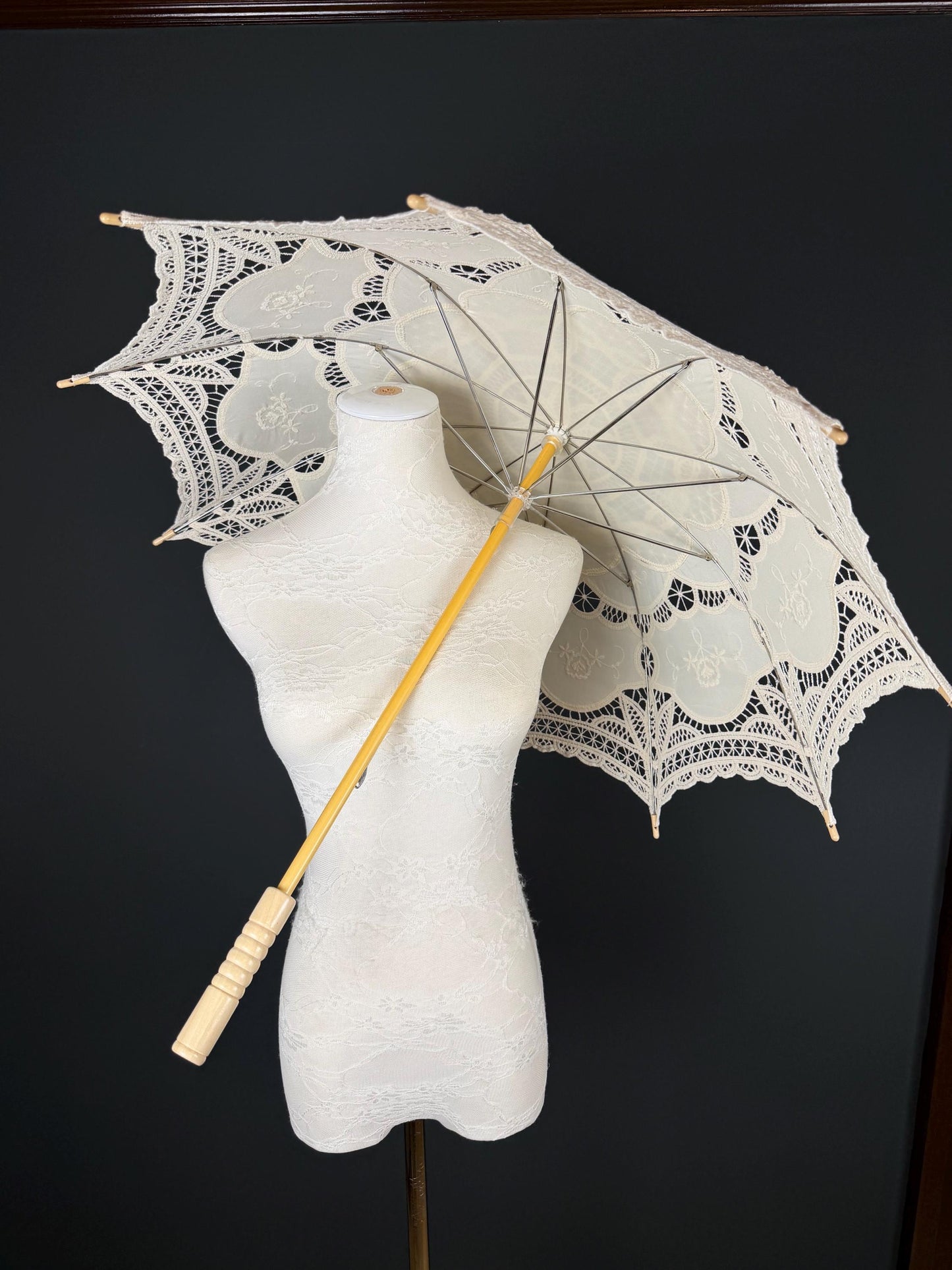 Parasol, Vintage Style, Cotton, 9 Colours, Wedding, Events, Party, Elegant, Style, Sun Protection