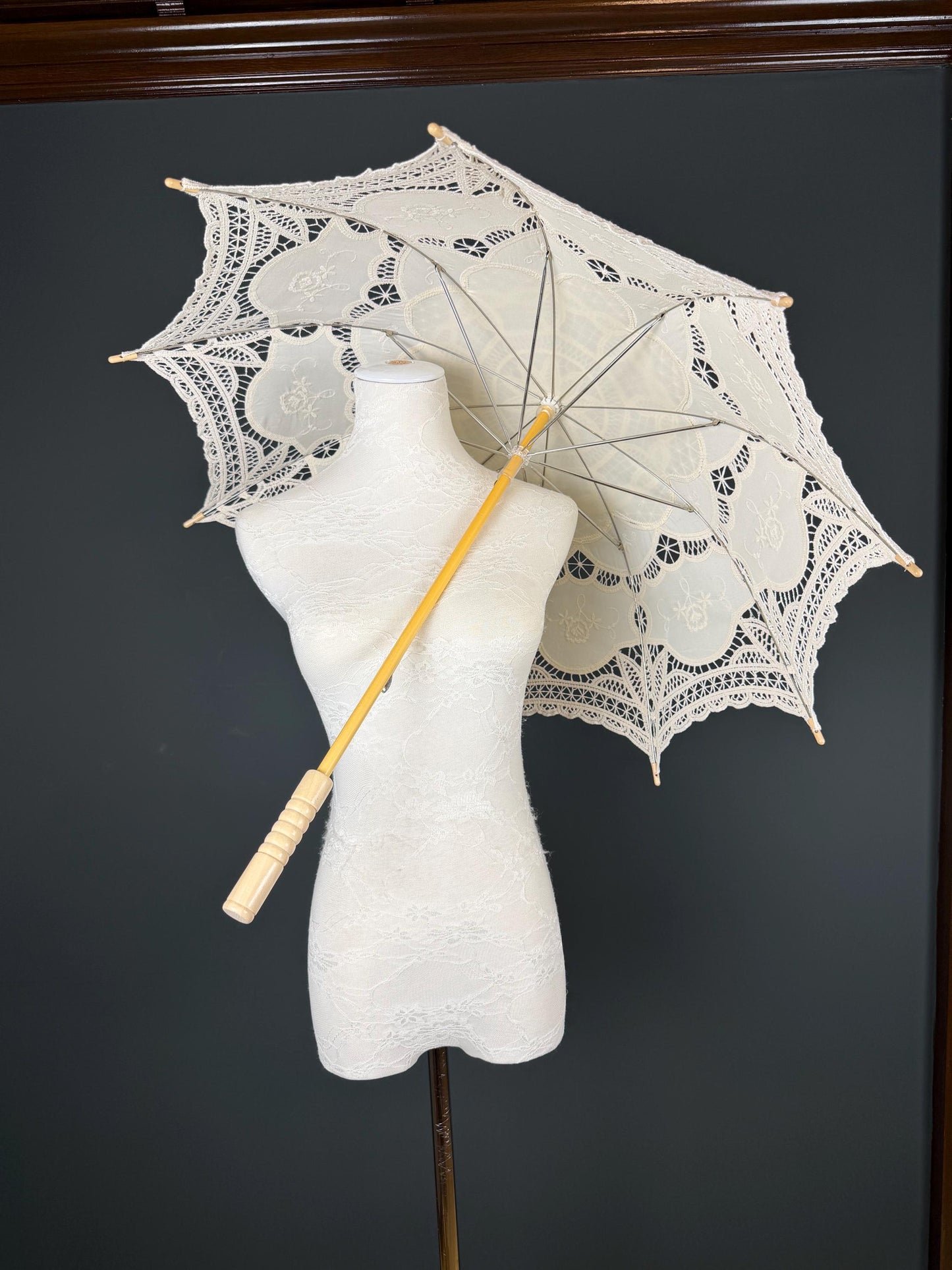 Parasol, Vintage Style, Cotton, 9 Colours, Wedding, Events, Party, Elegant, Style, Sun Protection