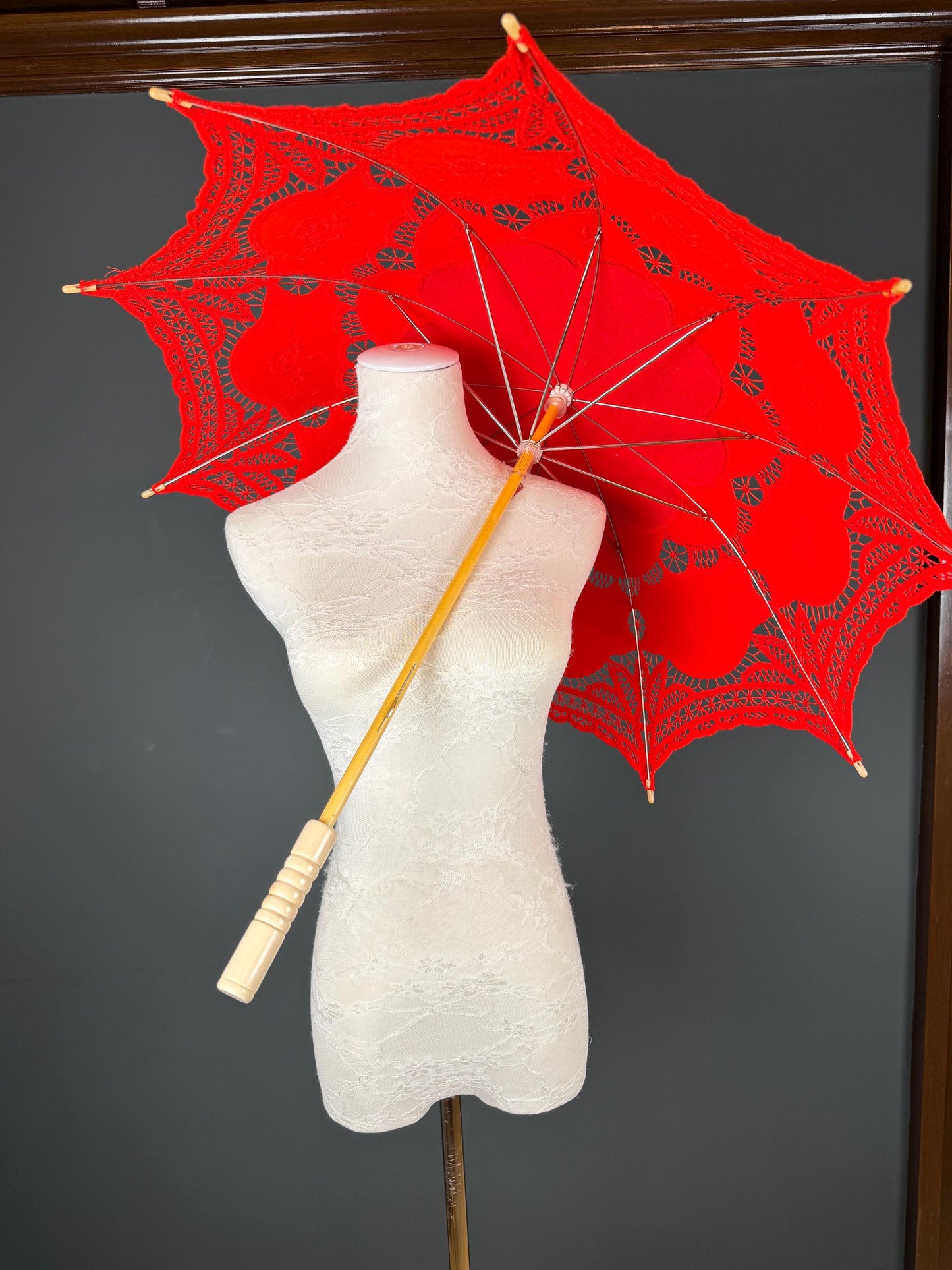 Parasol, Vintage Style, Cotton, 9 Colours, Wedding, Events, Party, Elegant, Style, Sun Protection