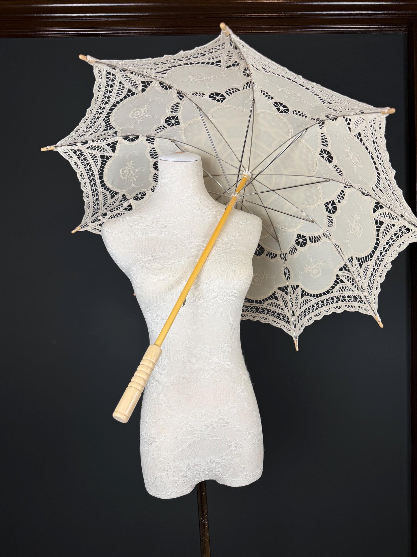 Parasol, Vintage Style, Cotton, 9 Colours, Wedding, Events, Party, Elegant, Style, Sun Protection