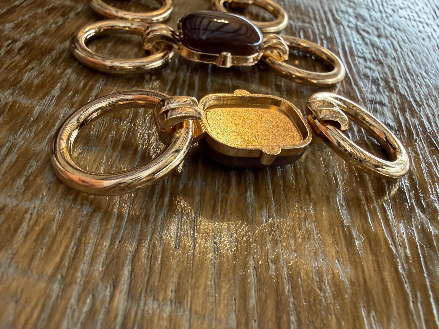 Metal Gold Buckle, Swimwear Dress Fashion Buckle (7cm x 3cm)