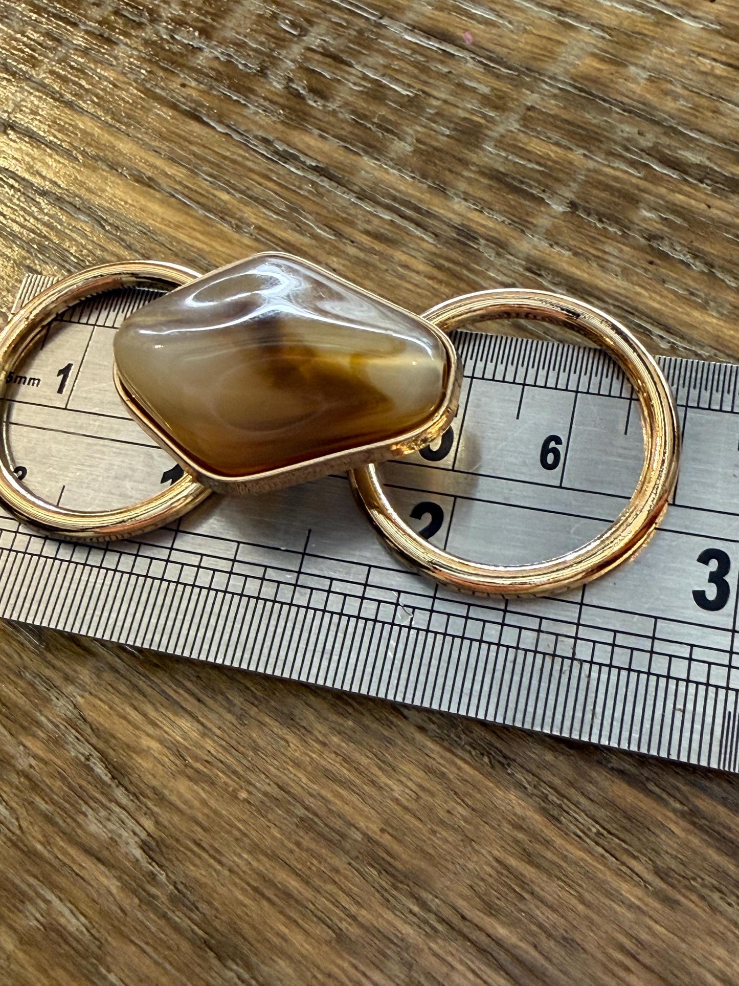 Metal Gold Buckle, Swimwear Dress Fashion Buckle (7cm x 3cm)