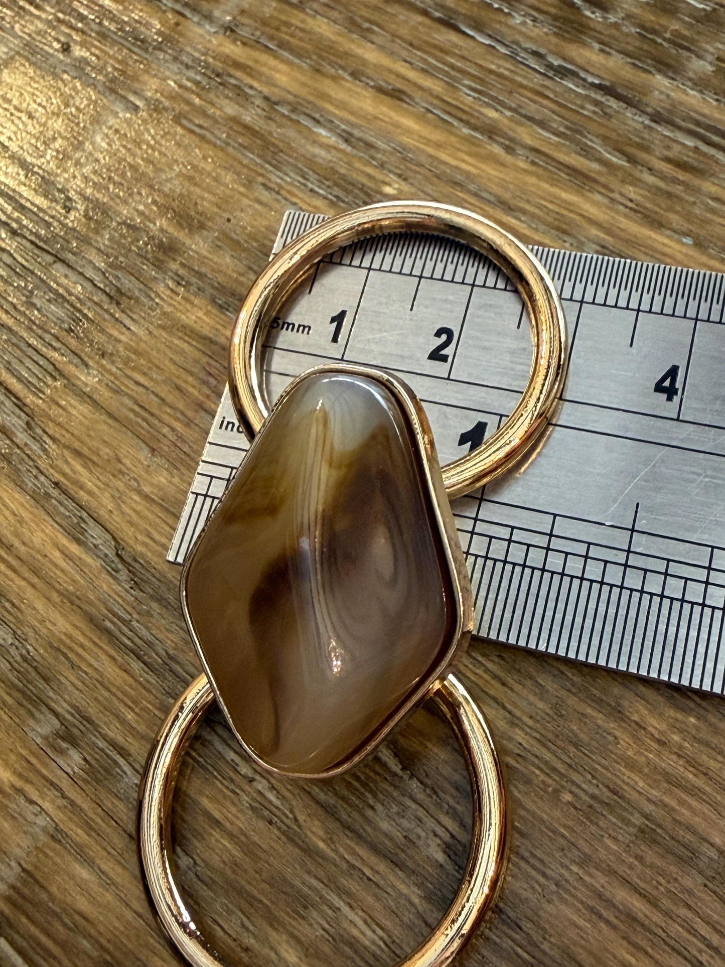 Metal Gold Buckle, Swimwear Dress Fashion Buckle (7cm x 3cm)