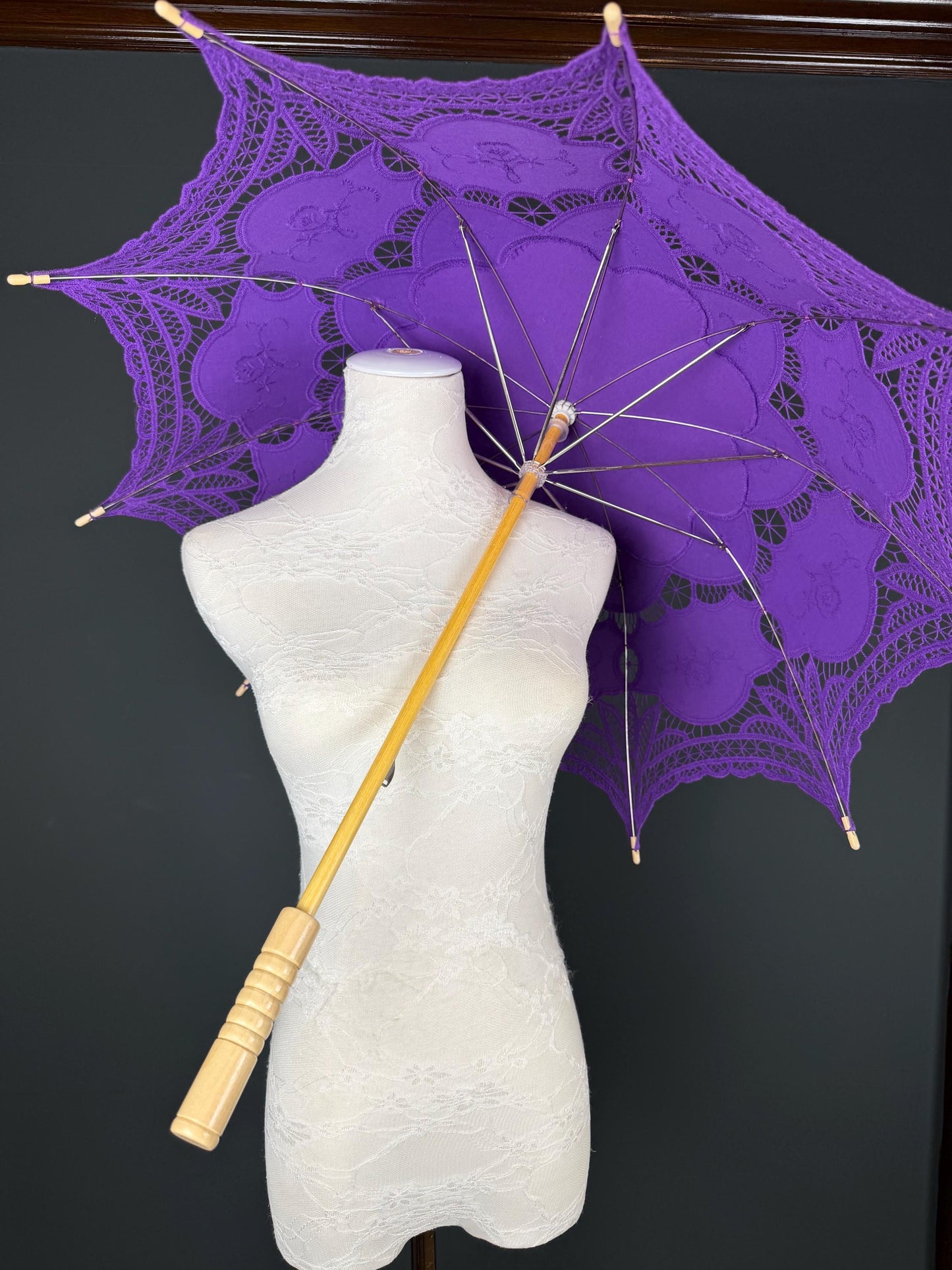 Parasol, Vintage Style, Cotton, 9 Colours, Wedding, Events, Party, Elegant, Style, Sun Protection