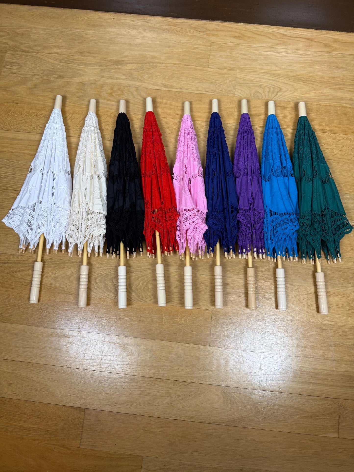 Parasol, Vintage Style, Cotton, 9 Colours, Wedding, Events, Party, Elegant, Style, Sun Protection