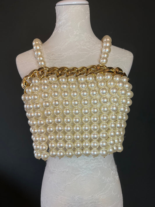 Ivory Pearl Vest Top