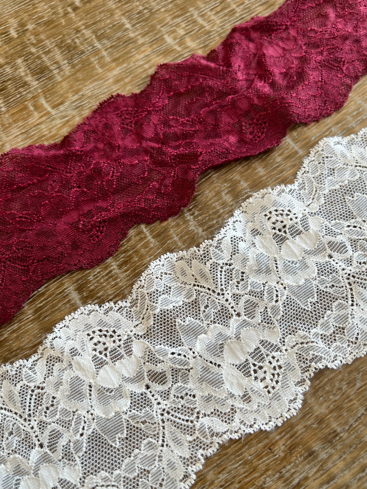 75mm Floral Stretch Lace