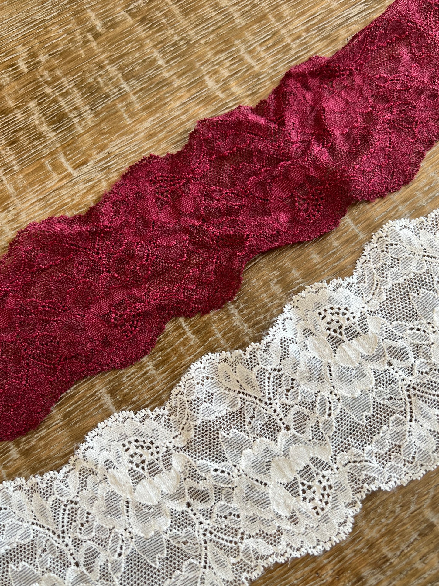 75mm Floral Stretch Lace