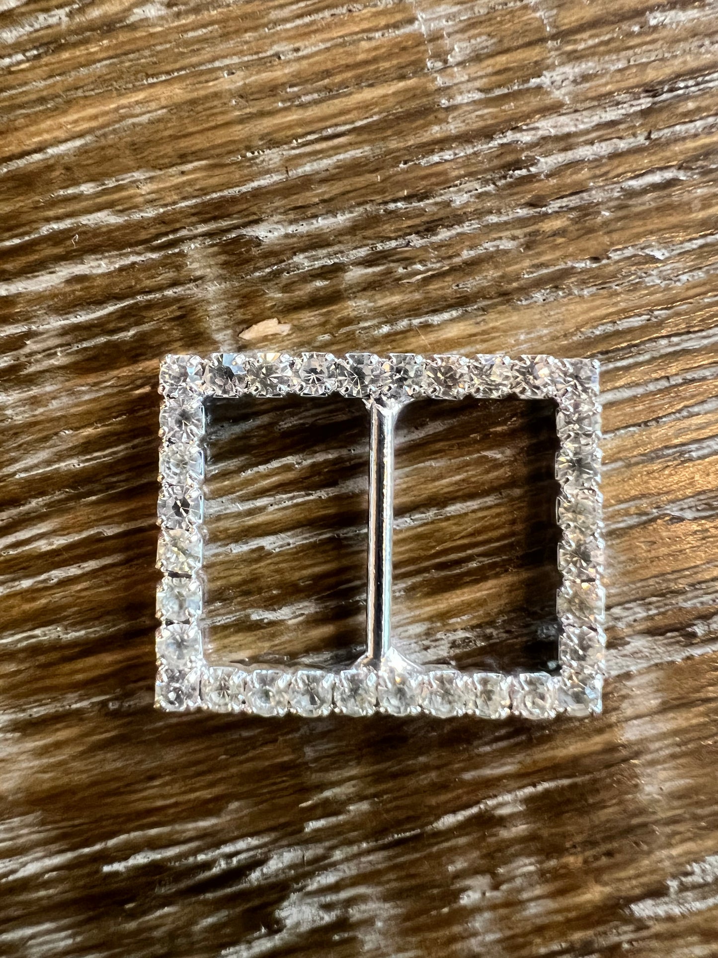 Square Diamante Buckle