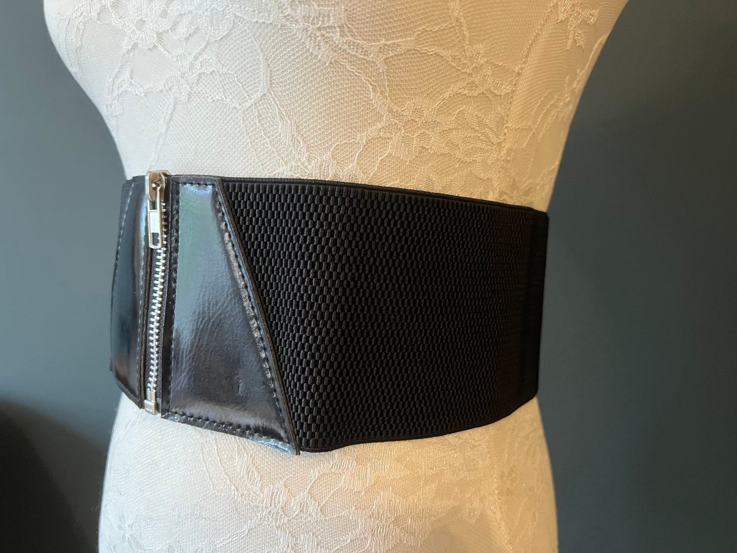 10cm Zip Corset Stretch Belt