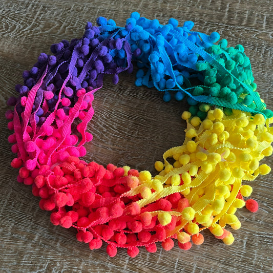 Rainbow Pom Poms