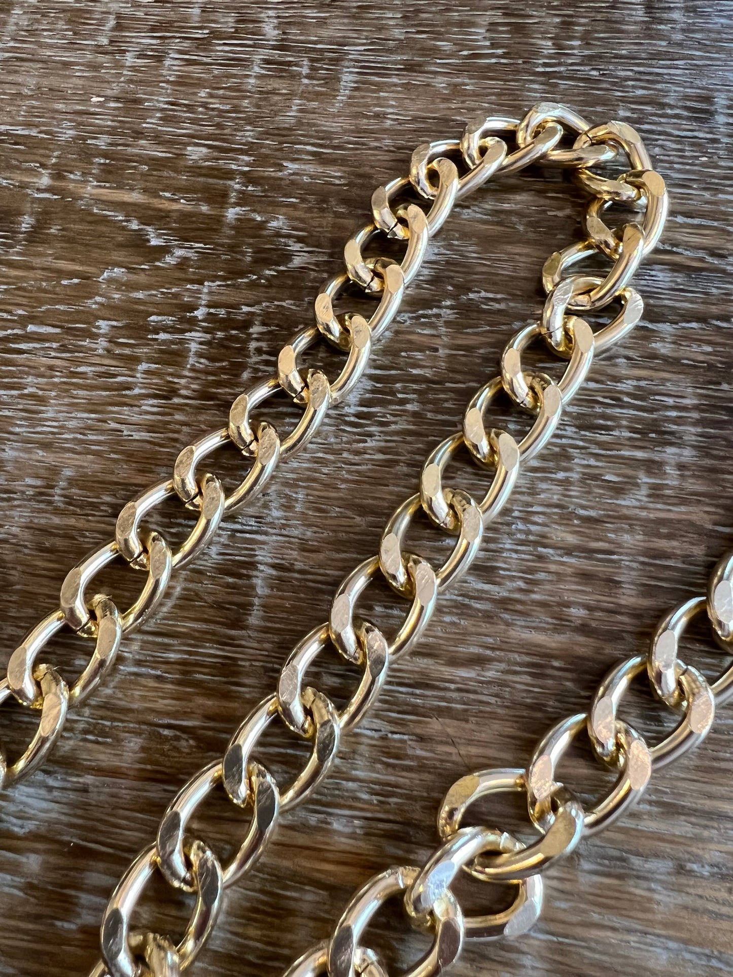 Gold Chain, Strong 2cm Links