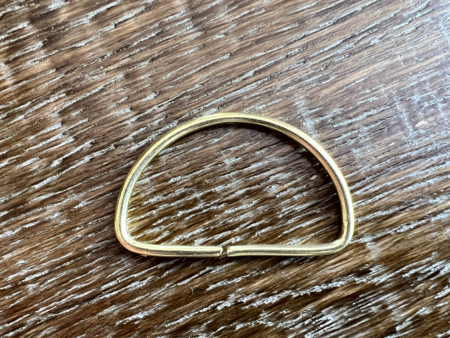 Gold Metal D Ring