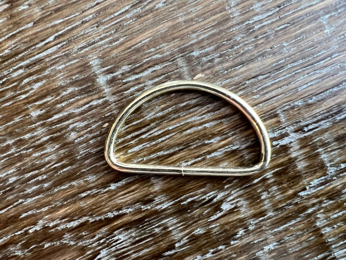 Gold Metal D Ring