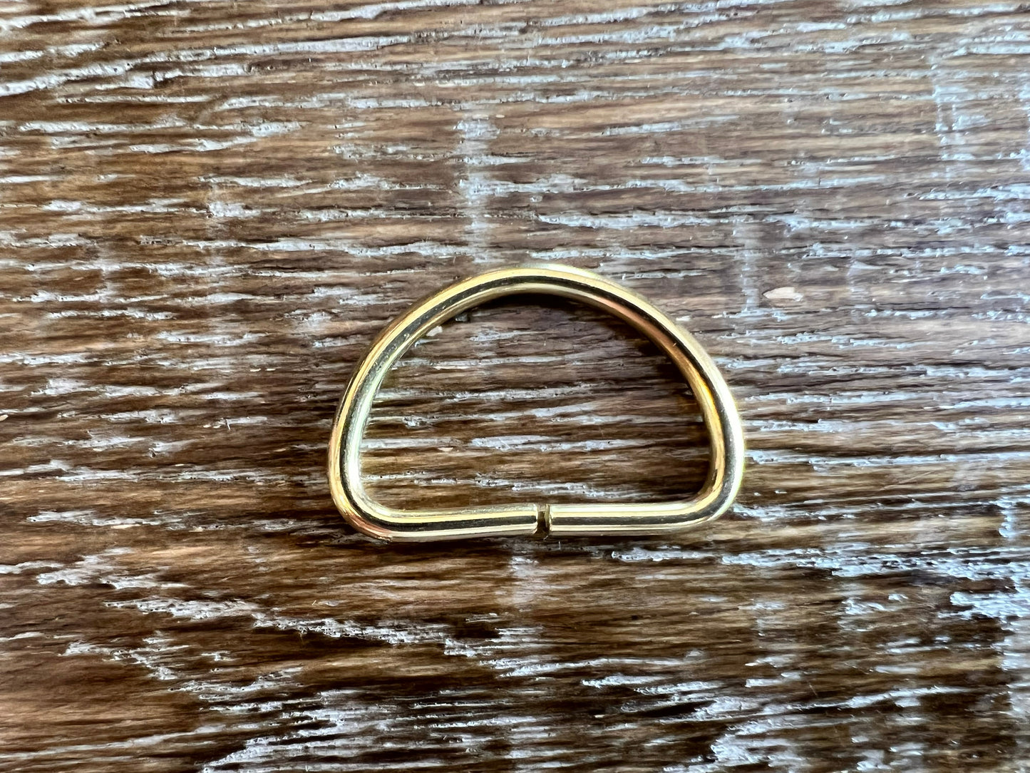 Gold Metal D Ring