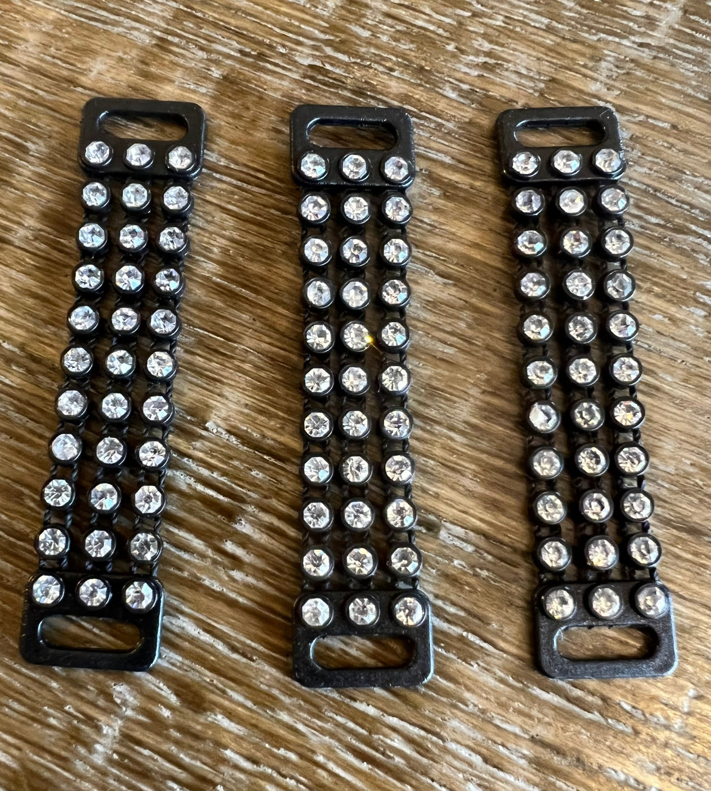 3 Row Diamanté Buckle - Flexible