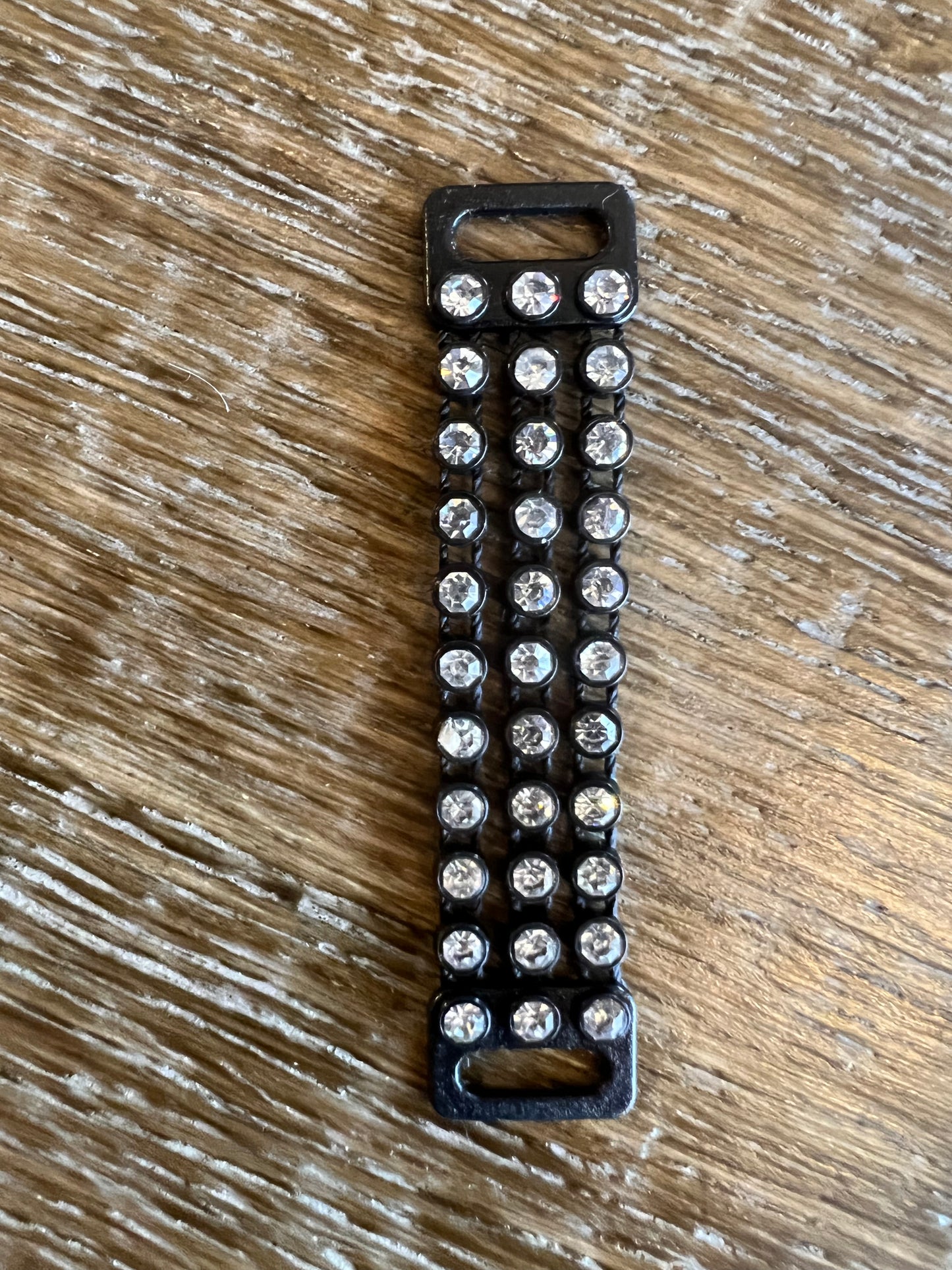 3 Row Diamanté Buckle - Flexible