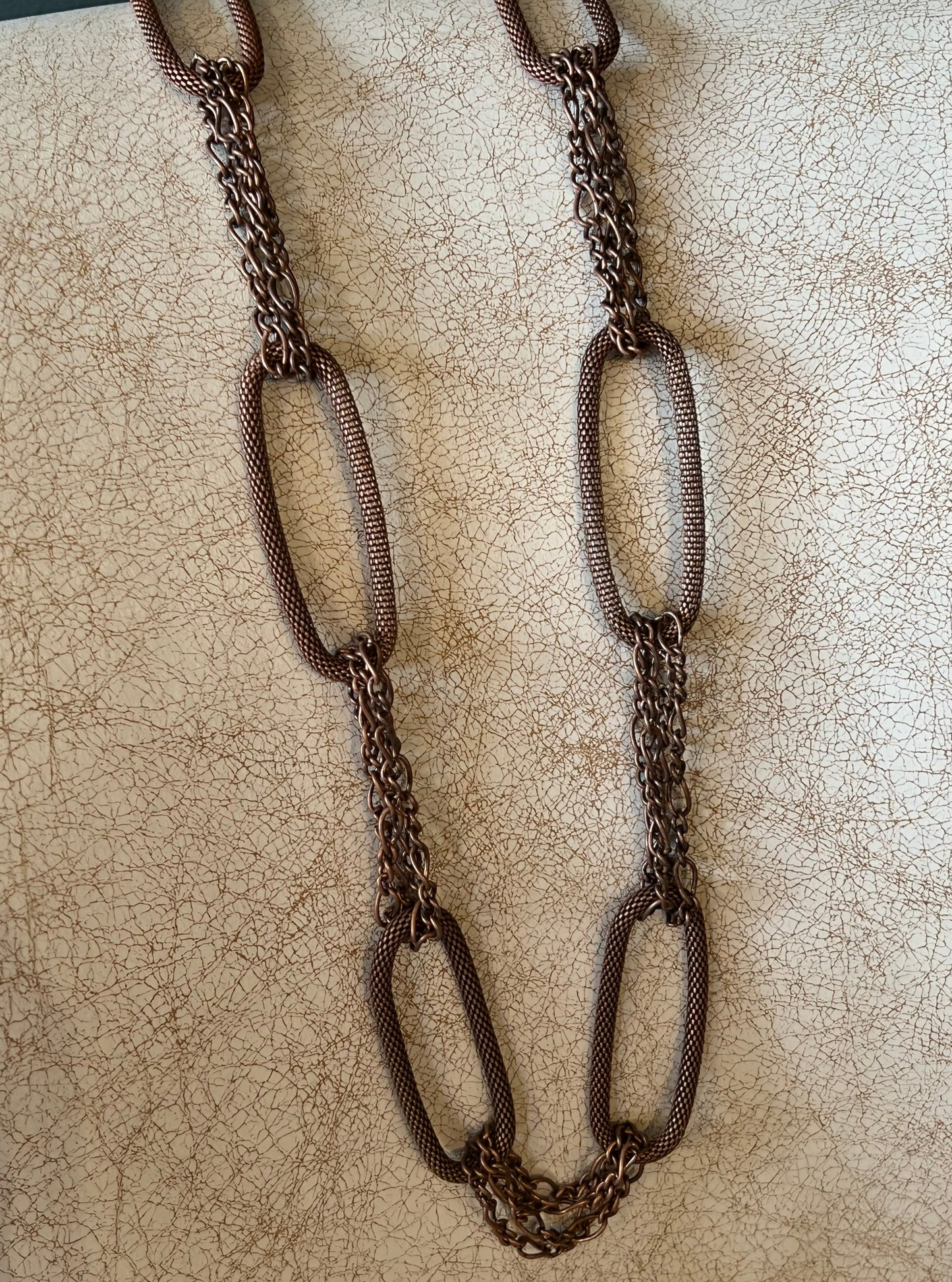 Bronze Chain Link Necklace