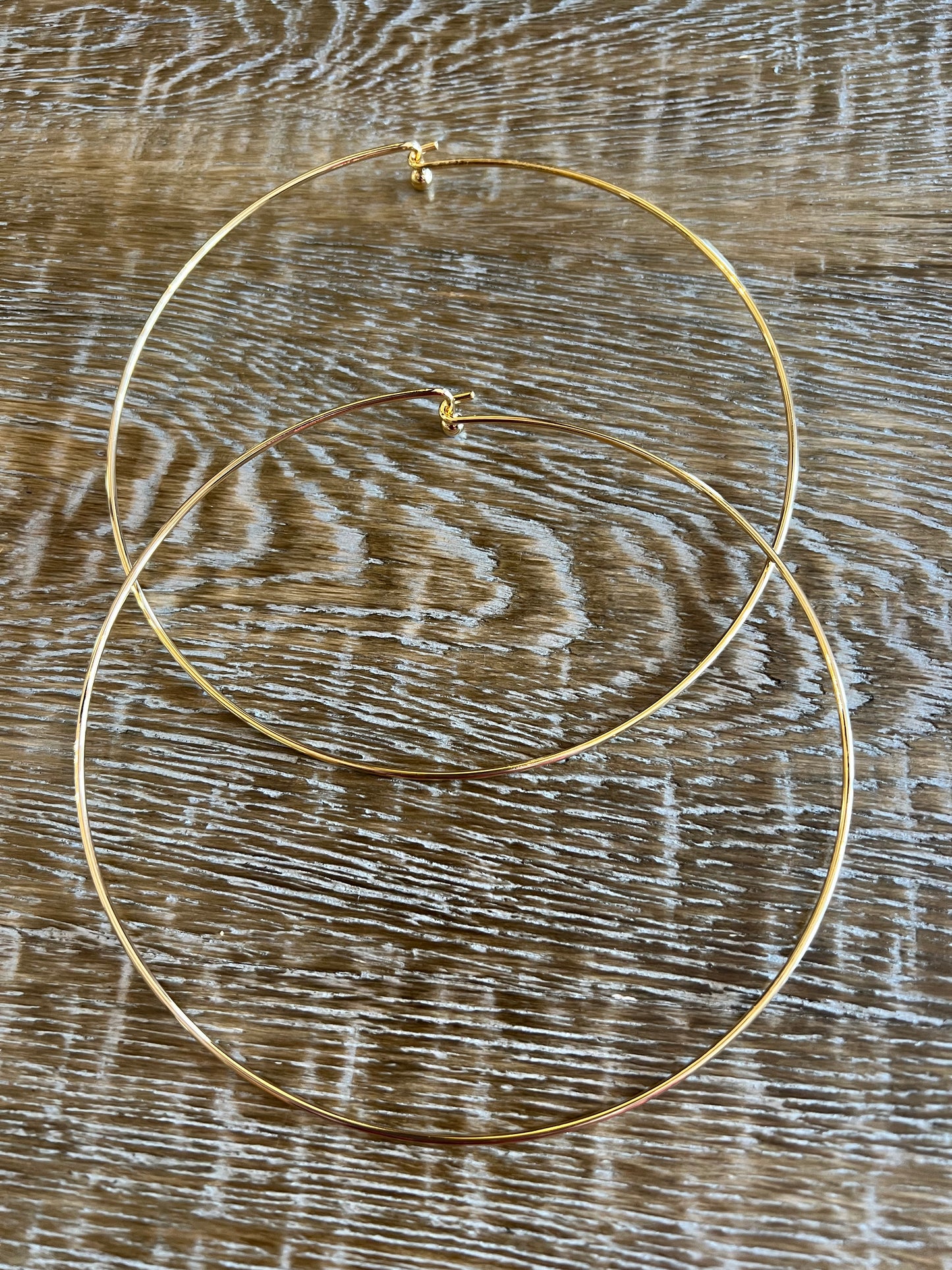 Silver or Gold Neckwire, Choker Wire, Necklace