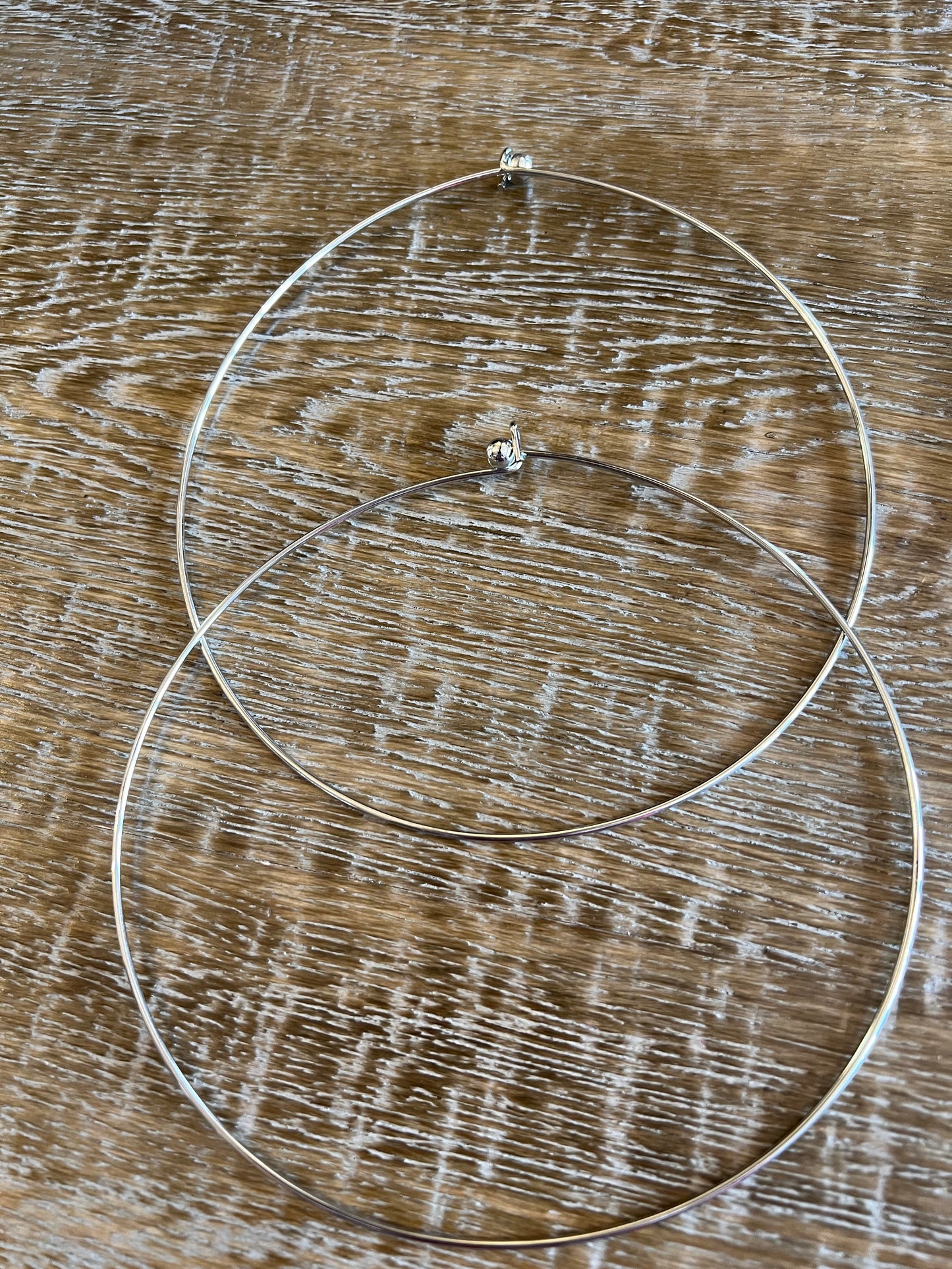 Silver or Gold Neckwire, Choker Wire, Necklace