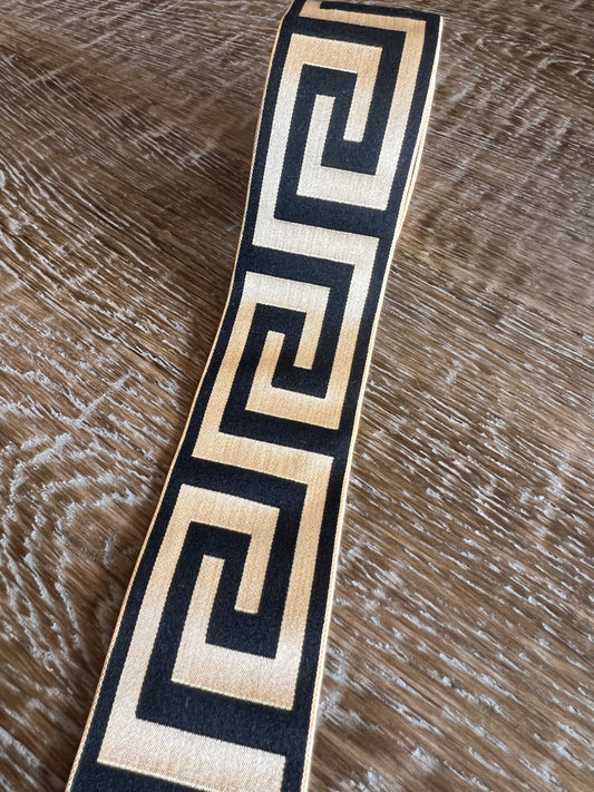 4cm Greek Key Stretch Tape