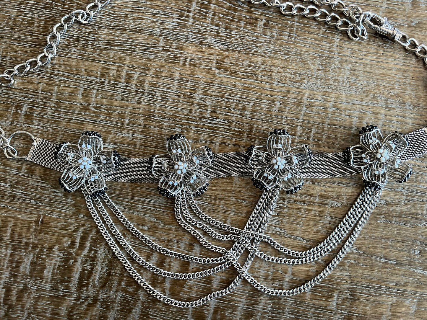 Flower and Chainmail Belt