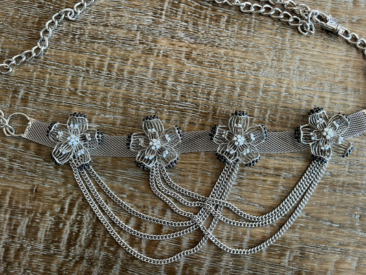 Flower and Chainmail Belt