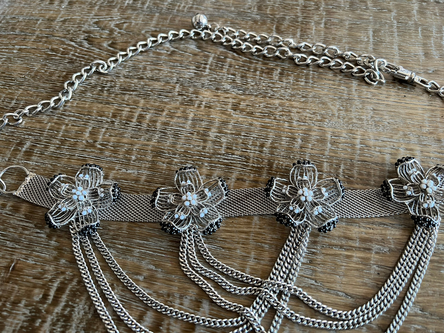 Flower and Chainmail Belt