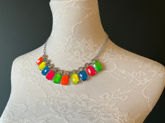 Rainbow Jewel Necklace