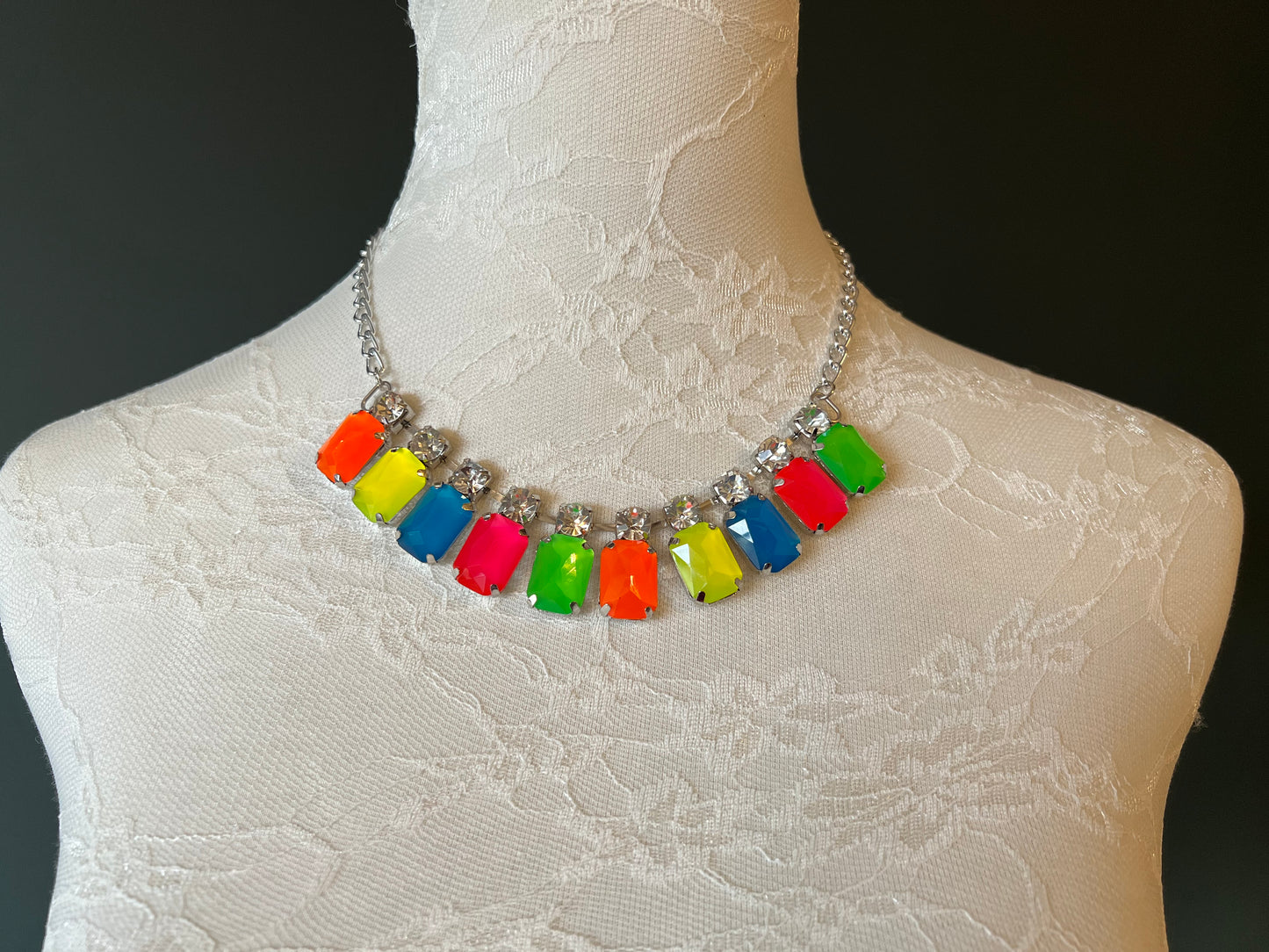 Rainbow Jewel Necklace