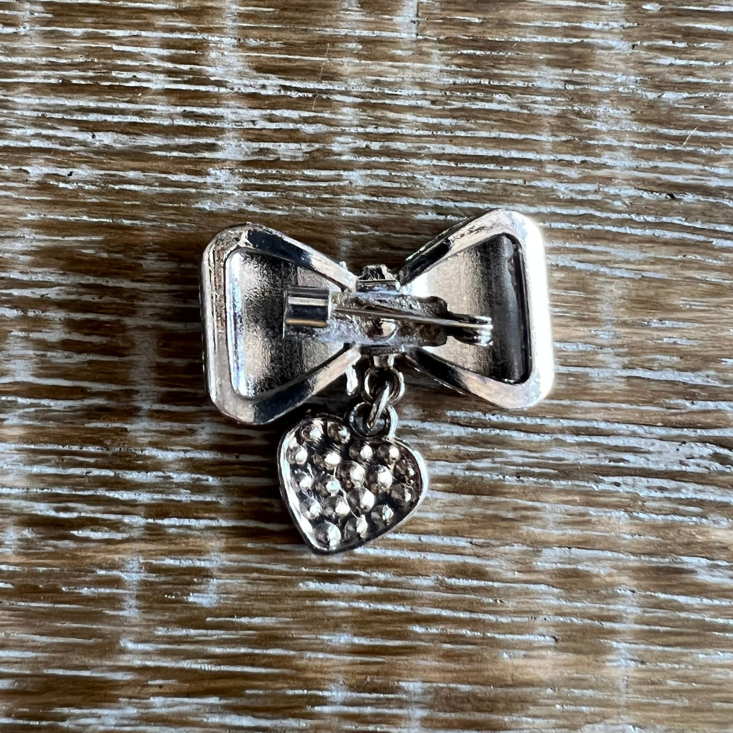 Diamante Bow Brooch