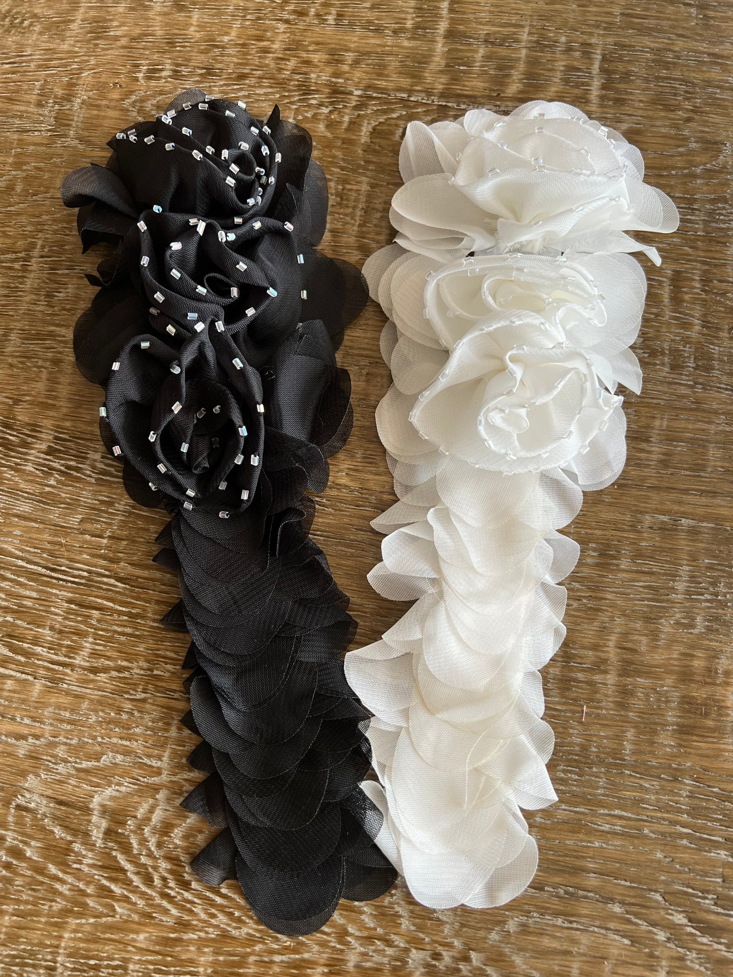 Organza and Bead Corsage Trim