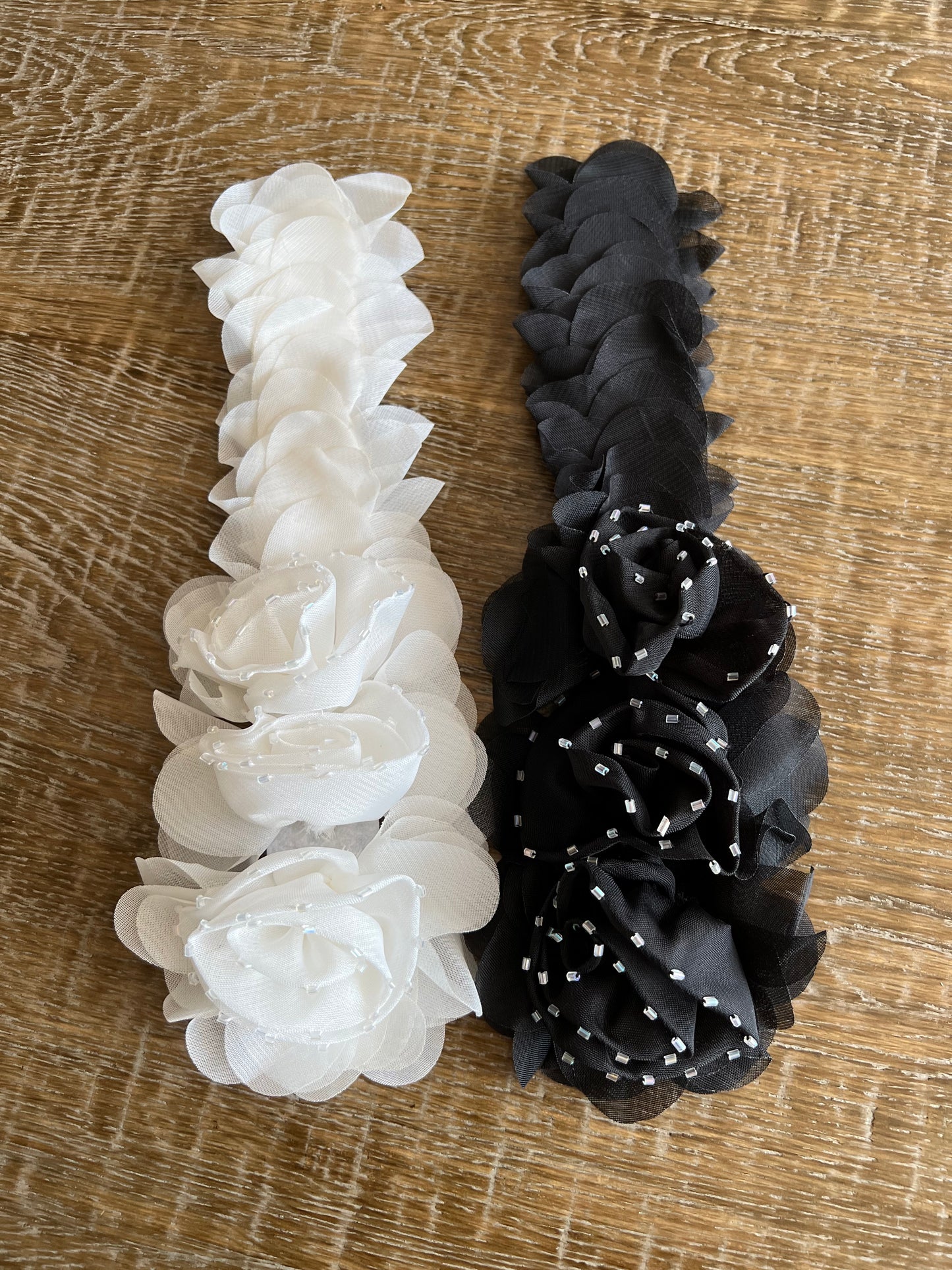 Organza and Bead Corsage Trim