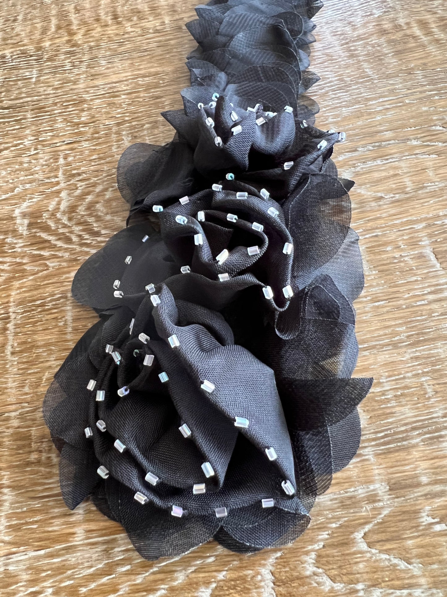 Organza and Bead Corsage Trim