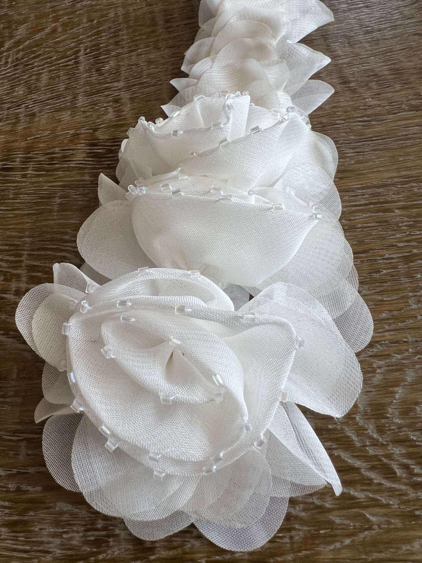 Organza and Bead Corsage Trim