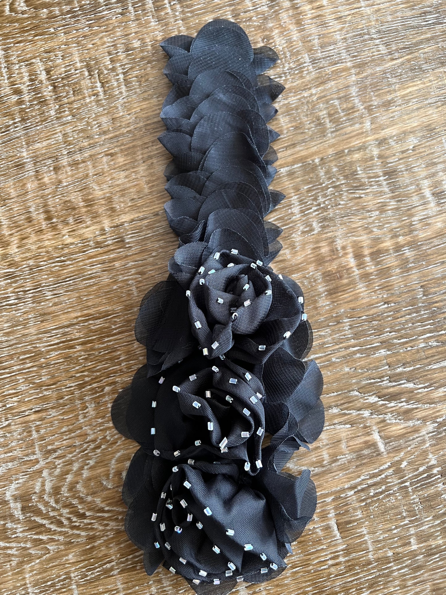 Organza and Bead Corsage Trim