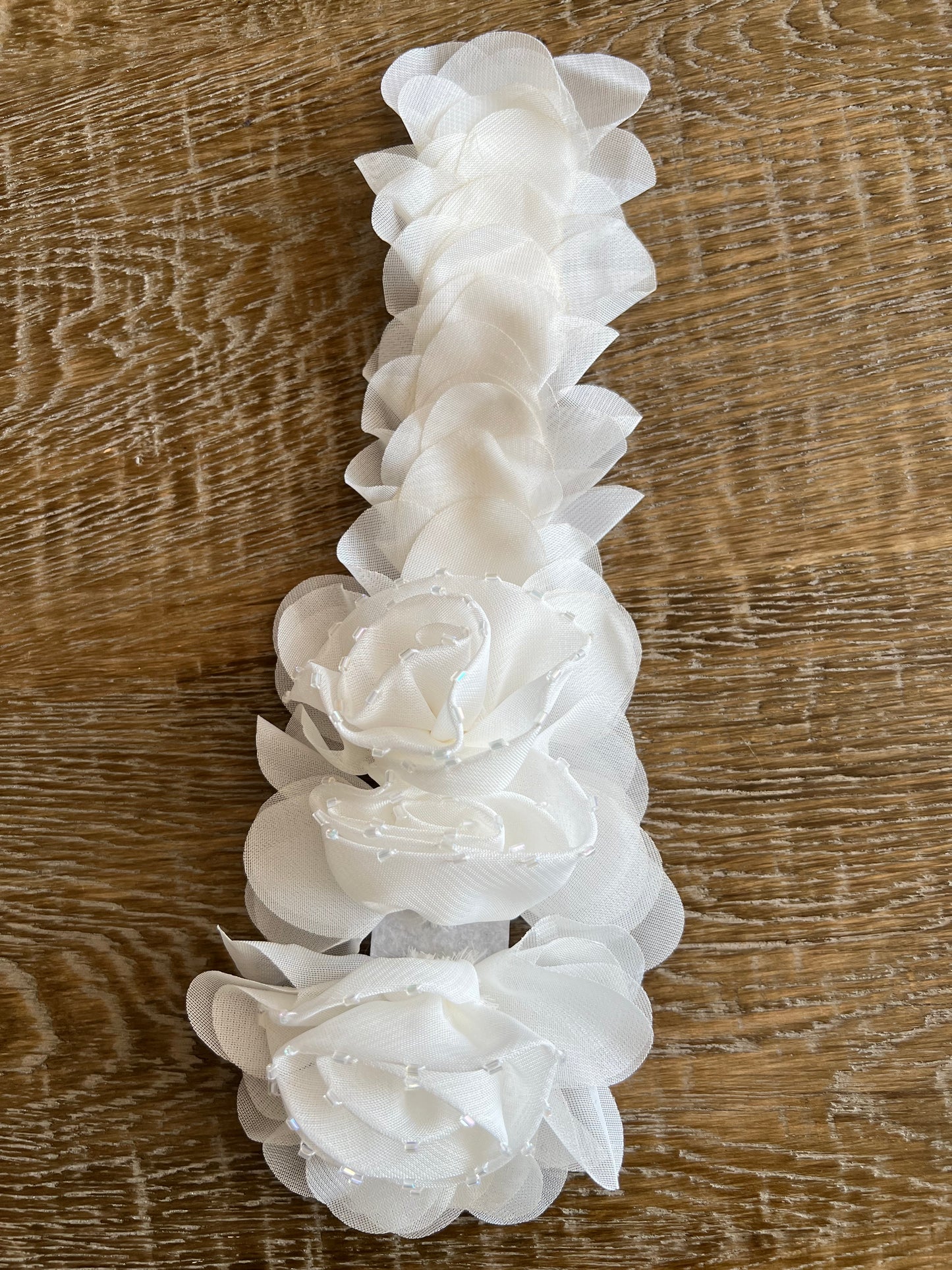 Organza and Bead Corsage Trim