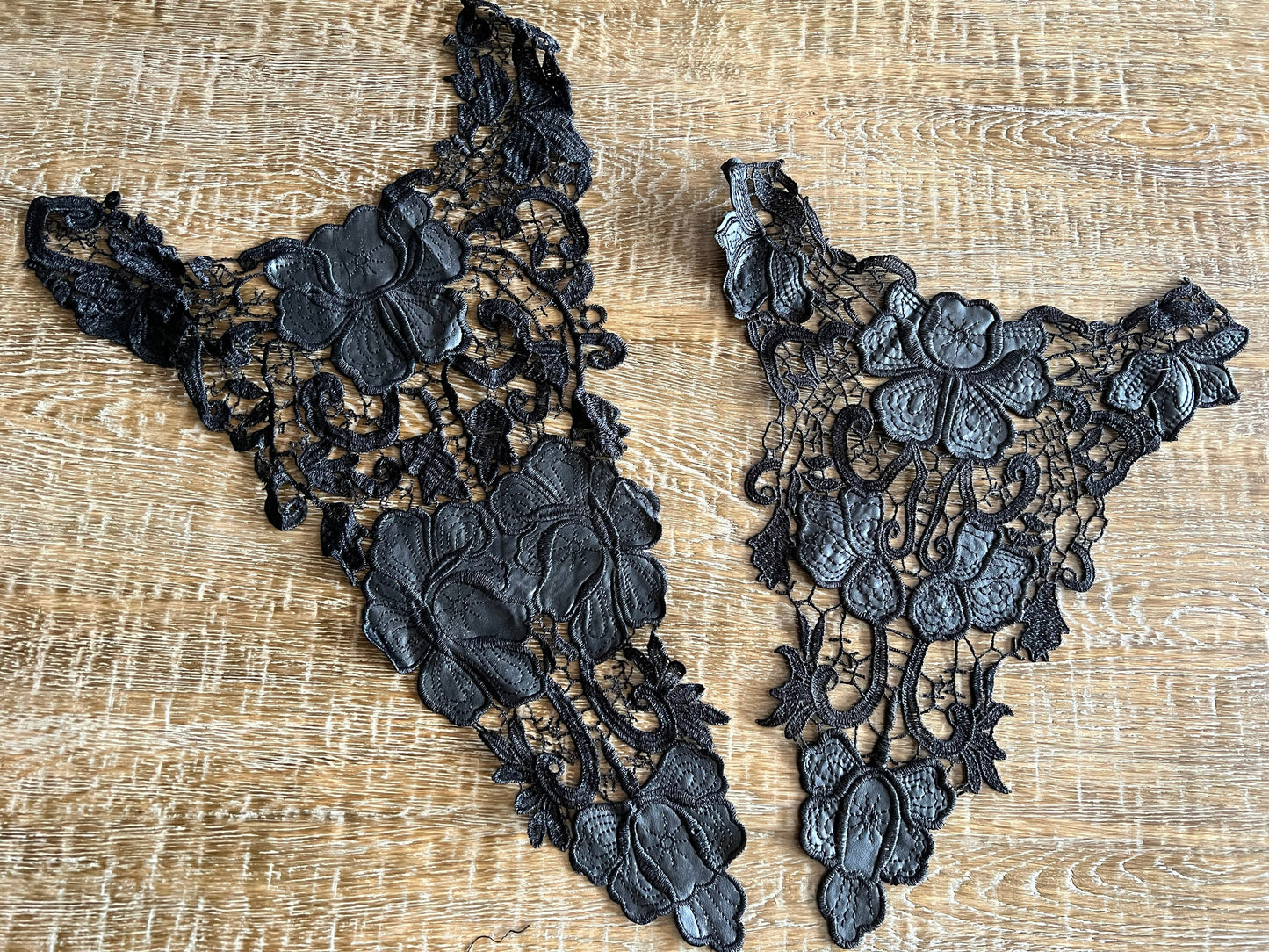 Lace and PU Trim