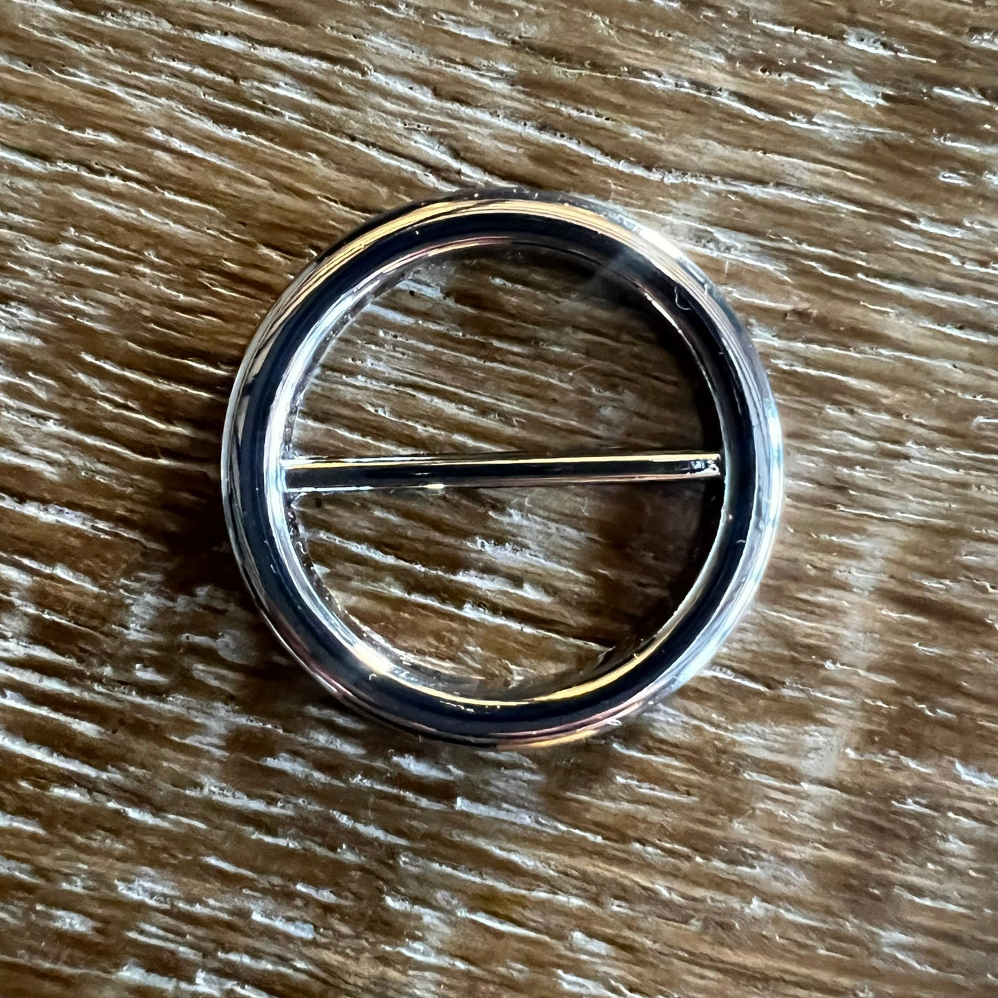 Silver Circular Buckle