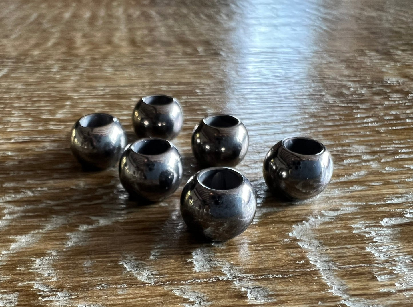 10mm Metallic Beads