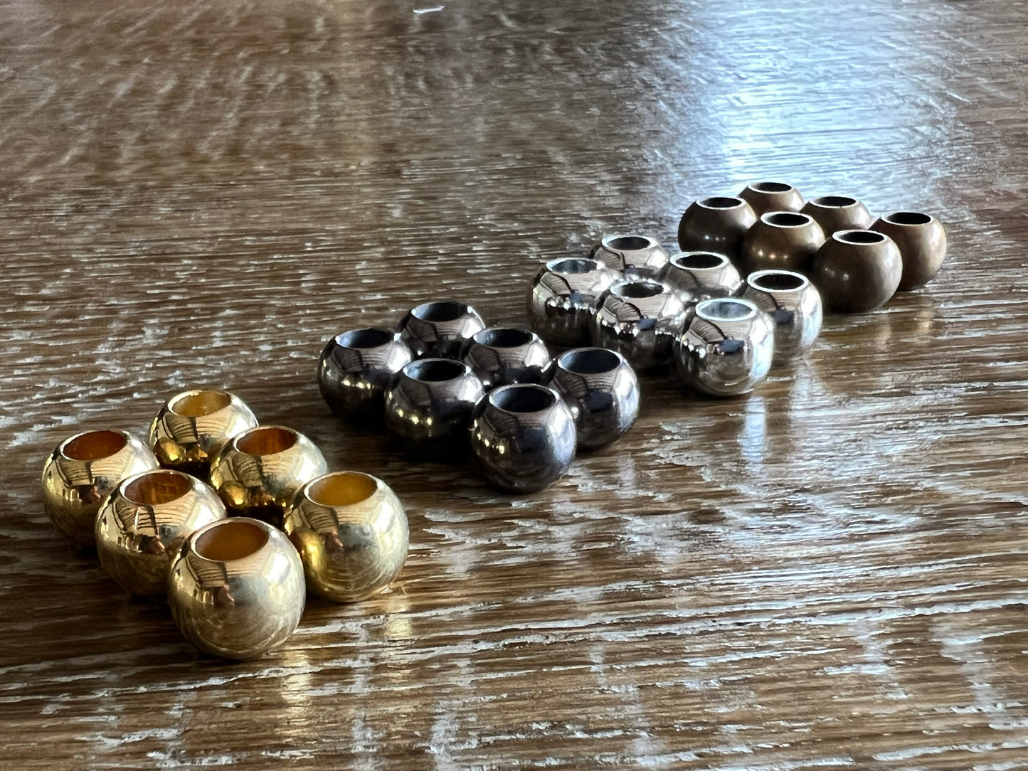 10mm Metallic Beads