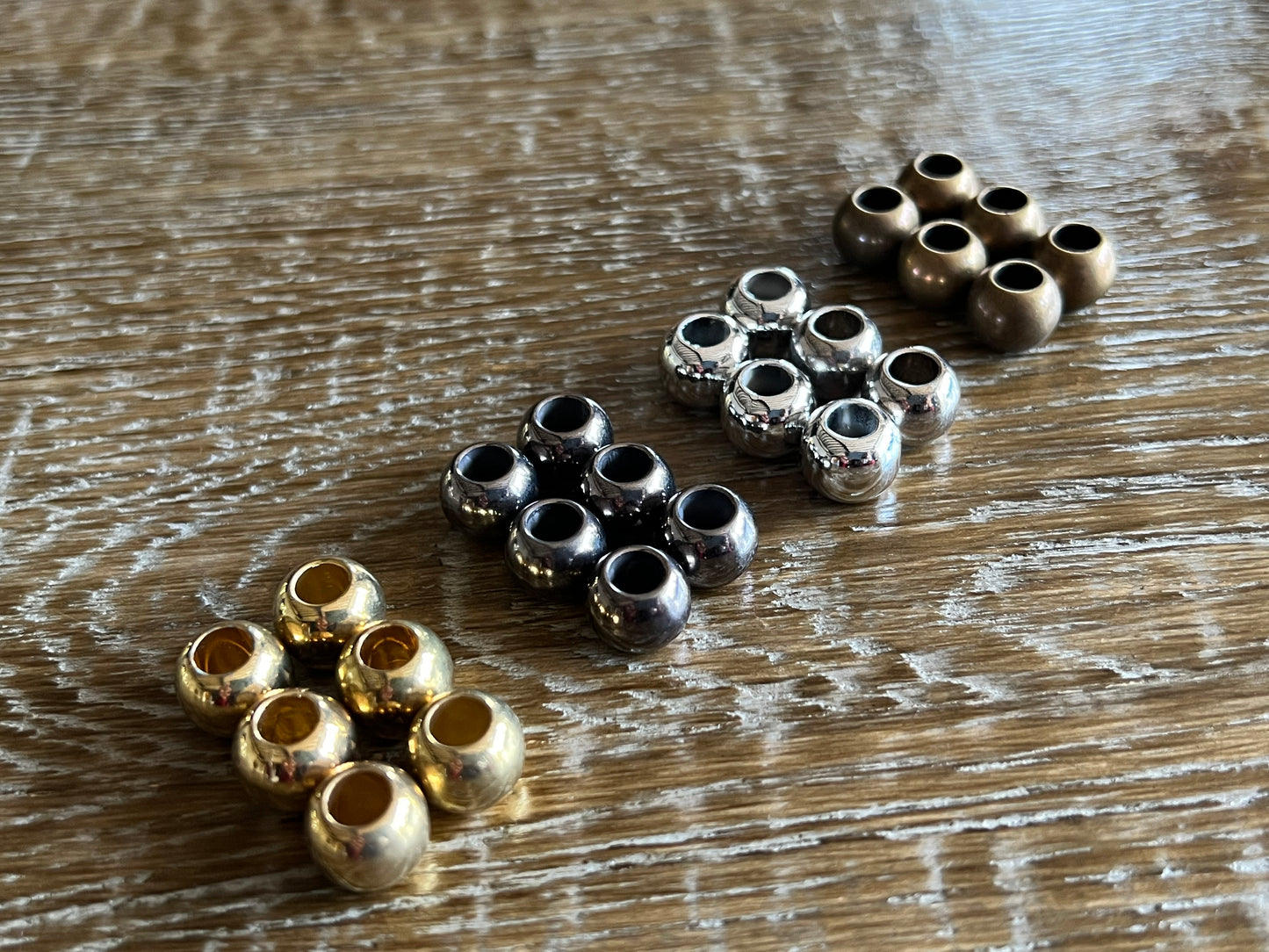 10mm Metallic Beads