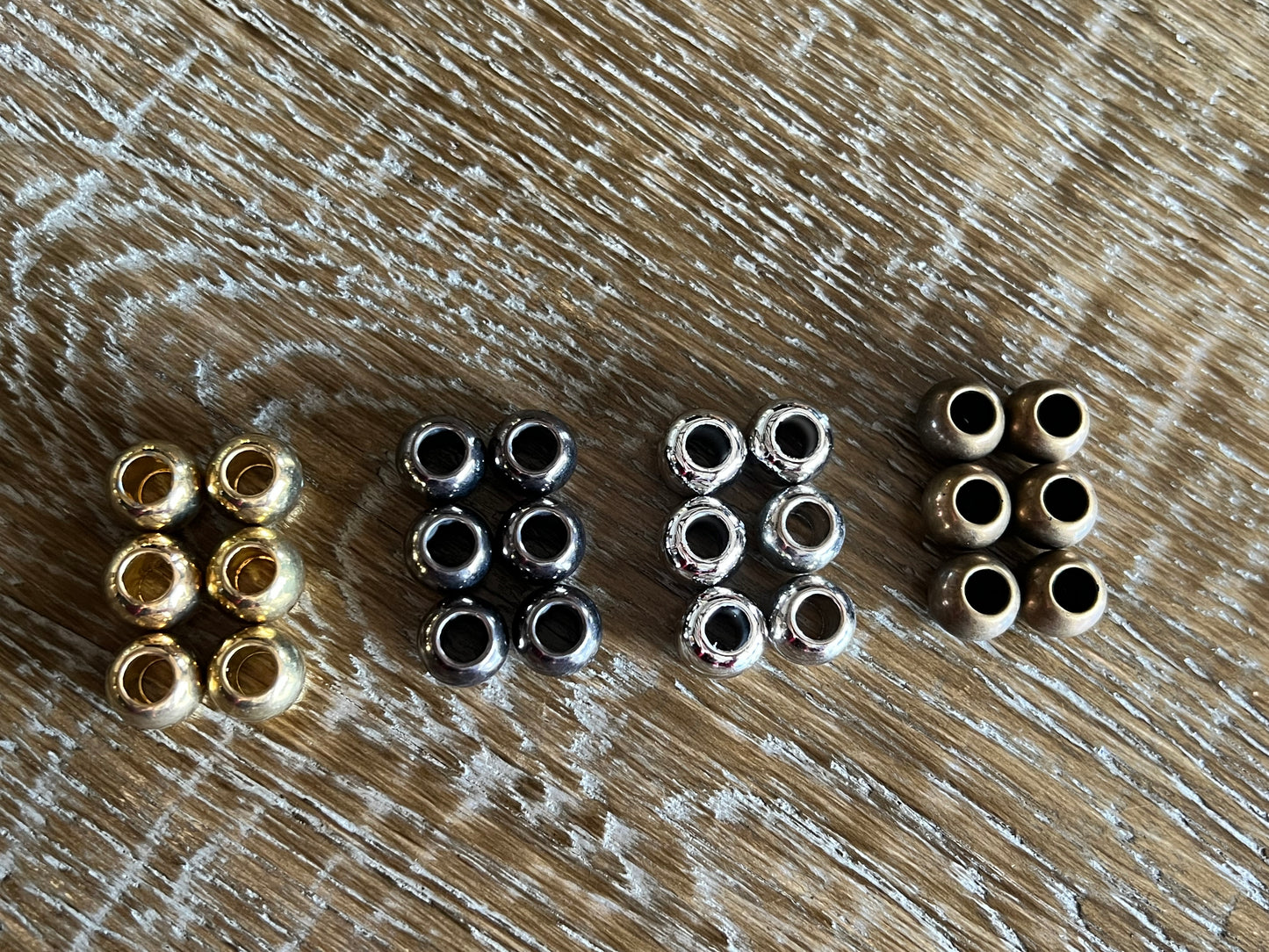 10mm Metallic Beads