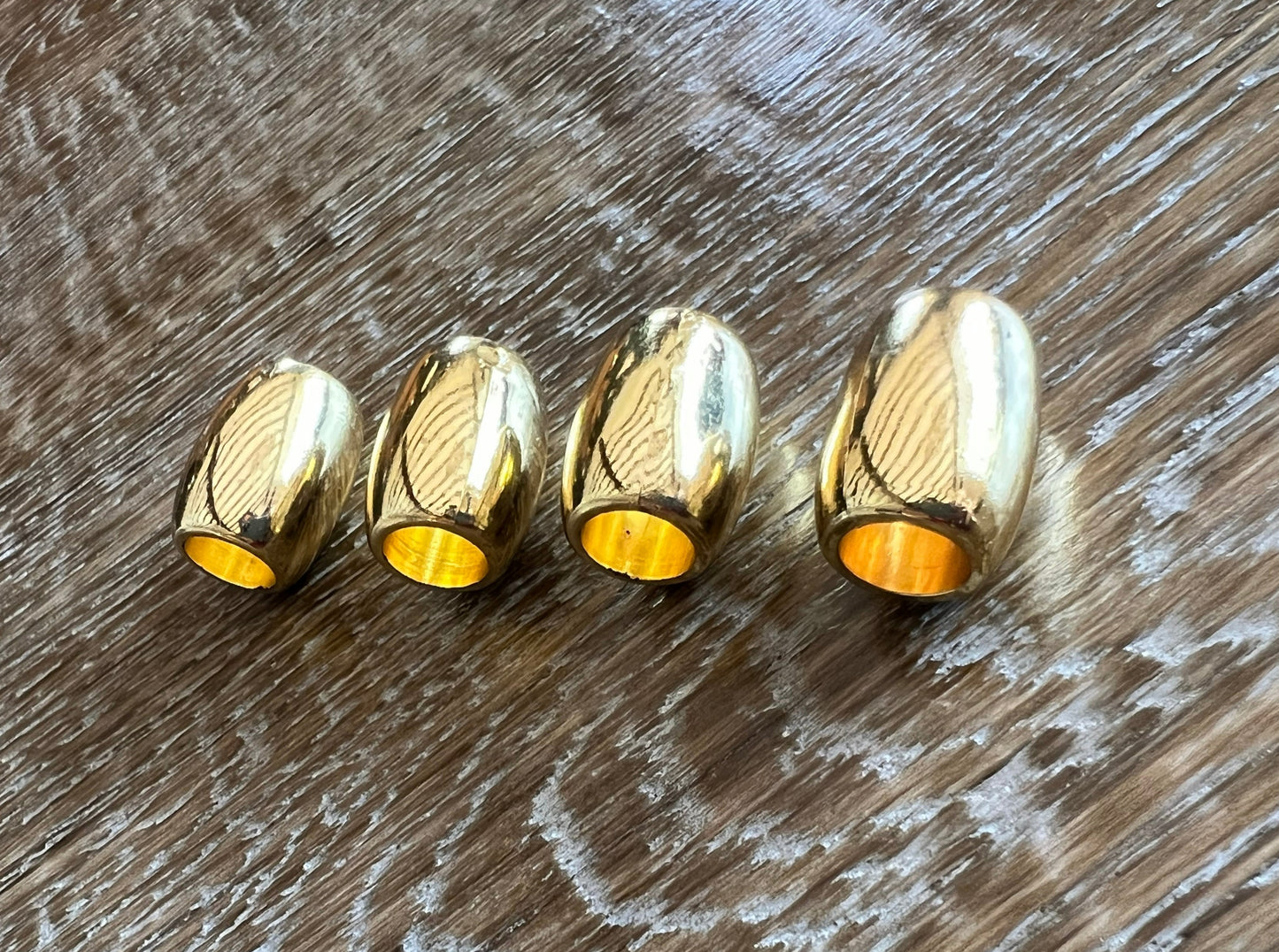 24mm Gold Barrel Bead